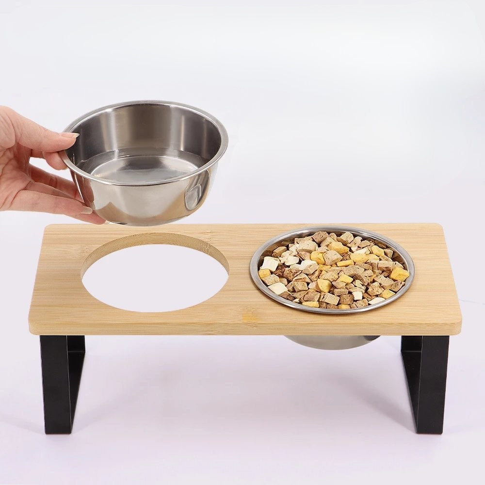 Gamelle pour chat surélevé Double MonAmiFidèle