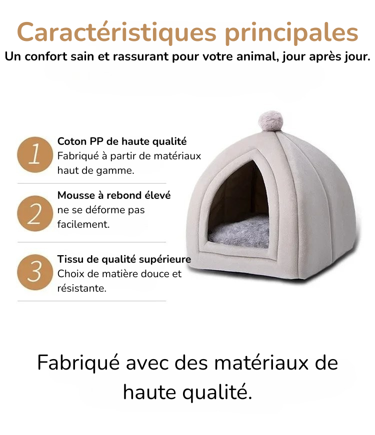 Lit pour Chat Maisonette MonAmiFidèle