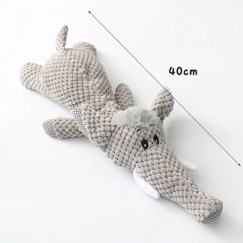 Plush Cartoon Puppy Dog Toy Pet Dog Chew Squeak Toys for Small Dogs Teeth Grinding Pet Products Dog Accessories MonAmiFidèle