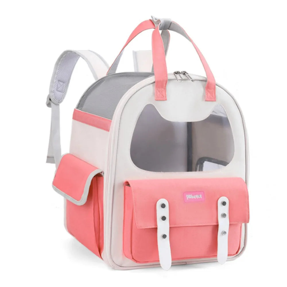 Sac à Dos pour Chat Hublot tête de chat MonAmiFidèle