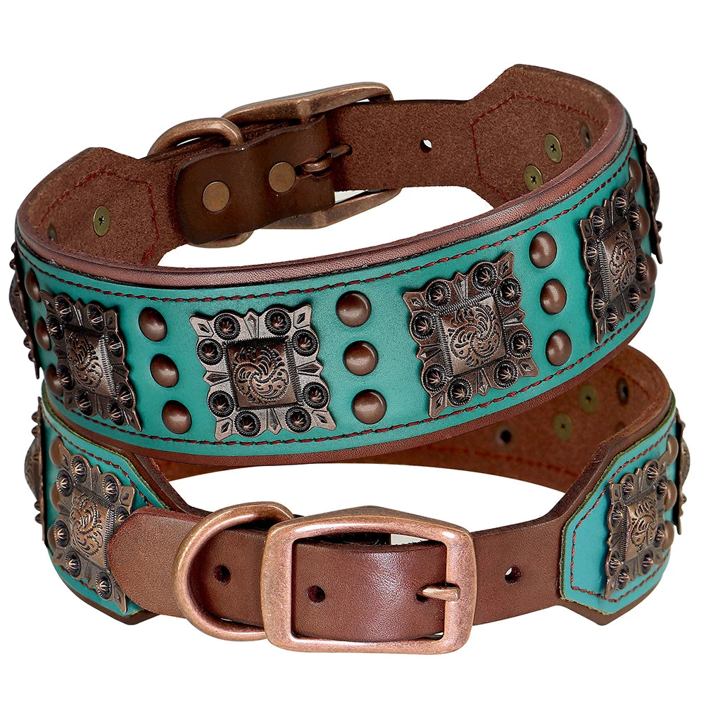 Collier pour Chien en cuir MonAmiFidèle