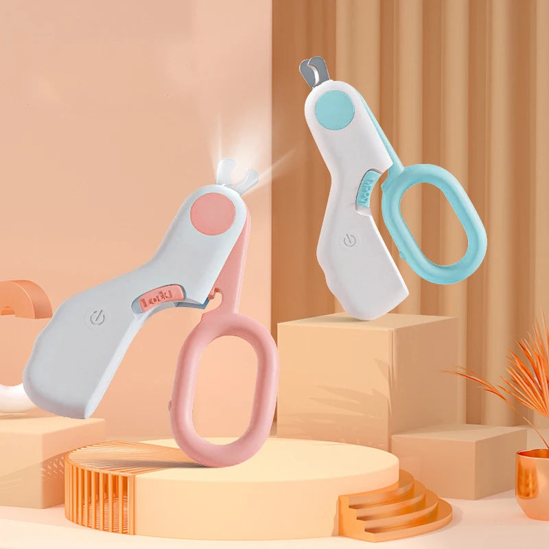 LED Light Cat Dog Nail Clipper Cutter Professional Pet Claw Trimmer with Safety Lock Puppy Kitten Animals Care Grooming Tool Kit MonAmiFidèle