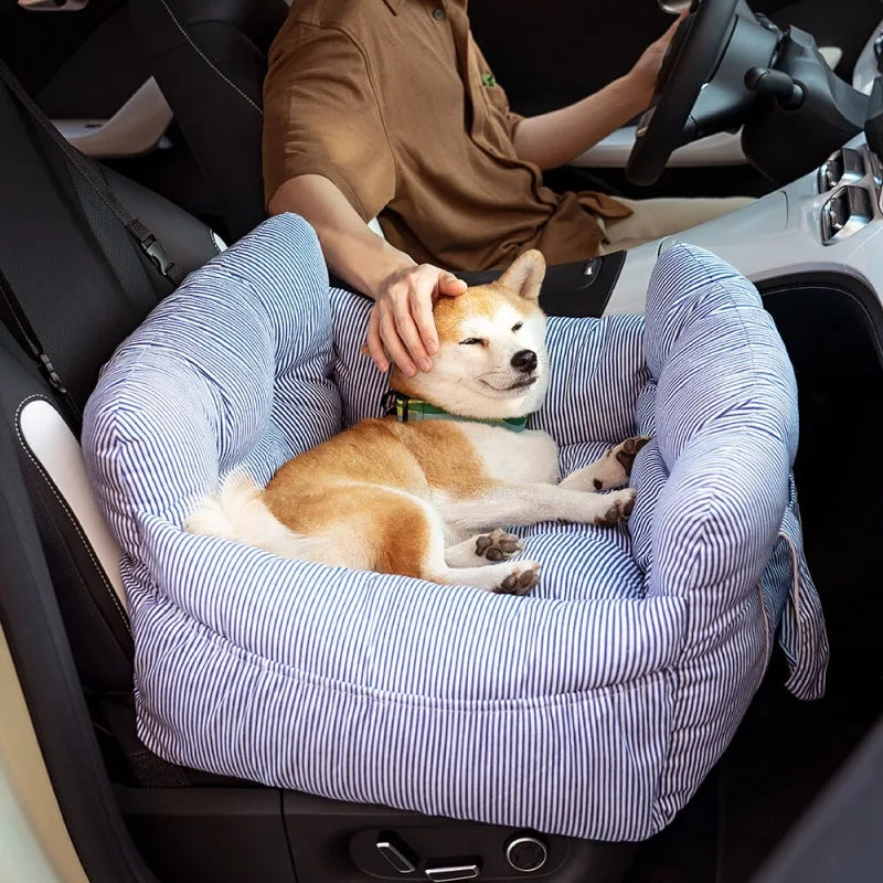 Pet Car Safety Seat Bed Pad Kennel Removable Washable Pet Supplies Four Season Universal Outdoors Traveling Indoor Dog Car Seat MonAmiFidèle
