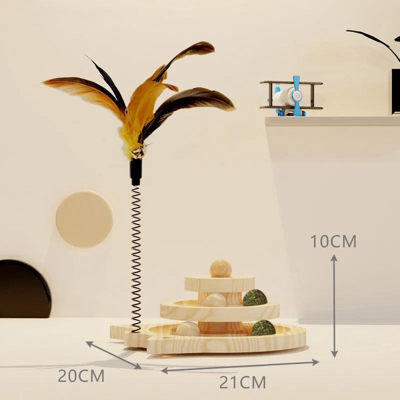 Jouets interactifs pour Chat en Bois MonAmiFidèle
