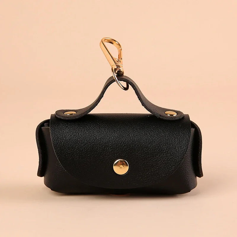 Portable Dog Poop Bag Organizer Stylish Pet Bag Holder Leather Pet Poop Bag Holder With Dispenser For Dog Bags Pet Supplies (Copie) (Copie) (Copie) (Copie) MonAmiFidèle
