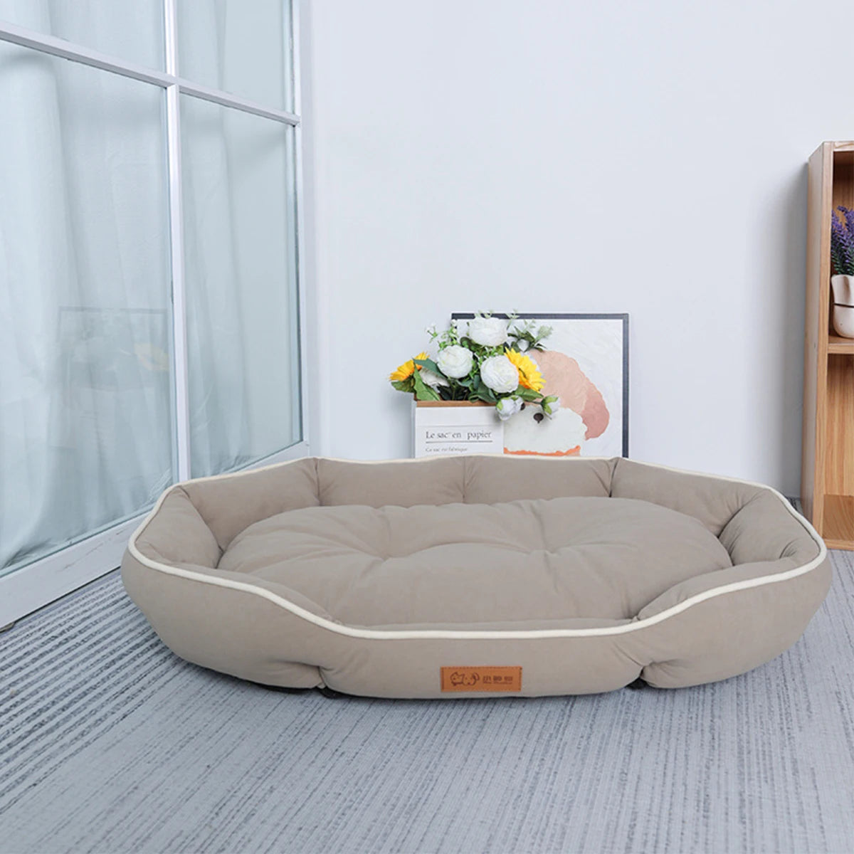 Large Dog Bed for Cats All Seasons Dog Pad Summer Sleeping Puppy Bed for French Bulldog Teedy Cooling Cat Bed for Small Dog Pet MonAmiFidèle