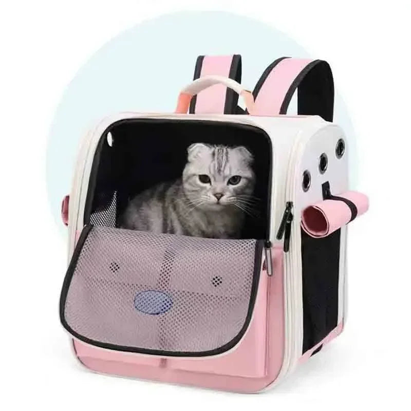 Sac à Dos Chat Grande Capacité Aéré et Pliable MonAmiFidèle