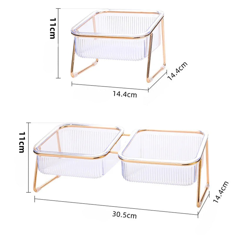Gamelle inclinée pour Chat dorée MonAmiFidèle