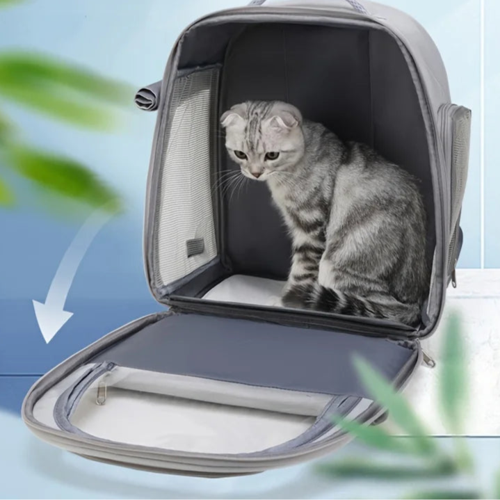 Sac à Dos transport pour Chat Capsule Transparent MonAmiFidèle