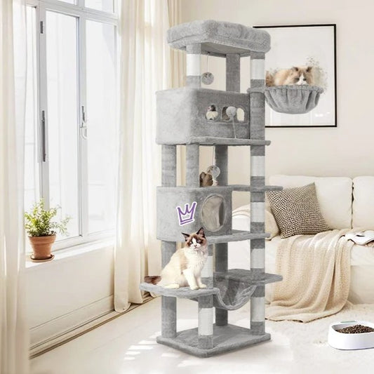 Arbre à Chat Géant Multi-Niveaux