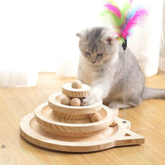 Jouets interactifs pour Chat en Bois MonAmiFidèle
