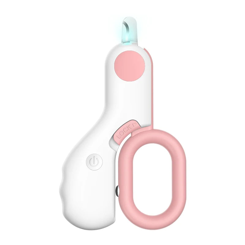 LED Light Cat Dog Nail Clipper Cutter Professional Pet Claw Trimmer with Safety Lock Puppy Kitten Animals Care Grooming Tool Kit MonAmiFidèle