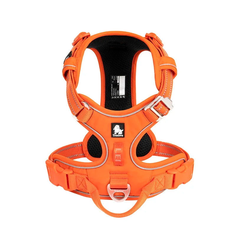 TRUE LOVE Pet Harness No Pull Nylon Reflective Dog Harness Adjustable Comfortable Control Step-in Brilliant Truelove TLH5654 MonAmiFidèle