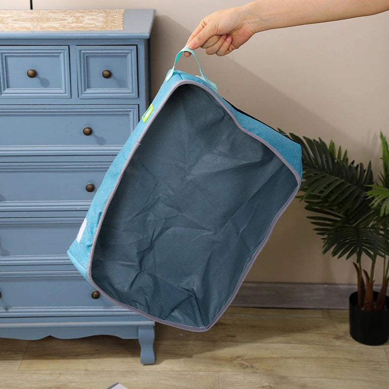 Semi Enclosed Cat Litter Box, Foldable, Portable, Waterproof, Oxford Cloth, Open Cat Toilet Cat Litter Box Pet Supplies & Pet MonAmiFidèle
