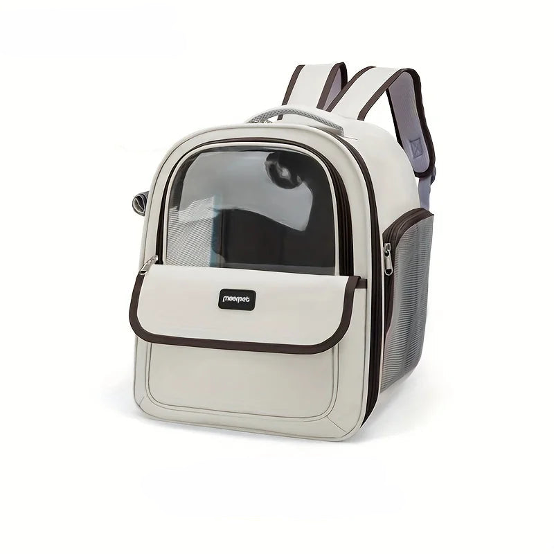 Sac à Dos transport pour Chat Capsule Transparent MonAmiFidèle