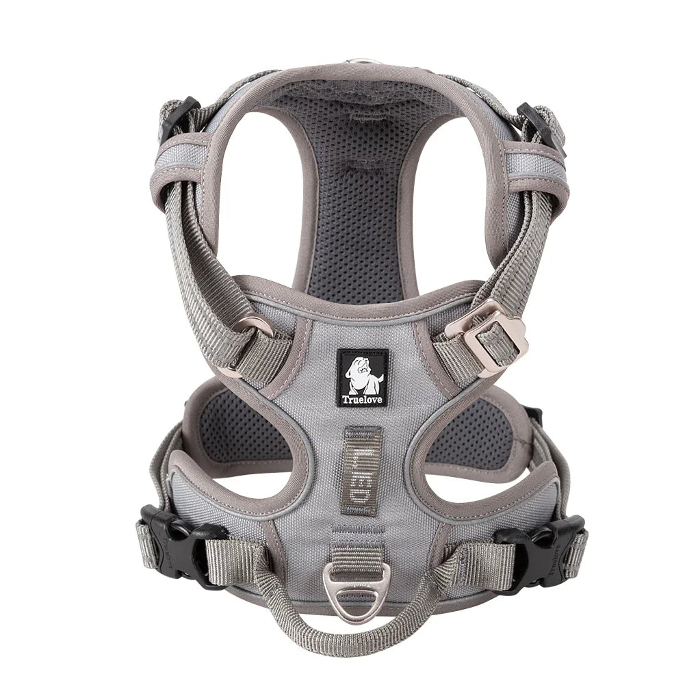 TRUE LOVE Pet Harness No Pull Nylon Reflective Dog Harness Adjustable Comfortable Control Step-in Brilliant Truelove TLH5654 MonAmiFidèle