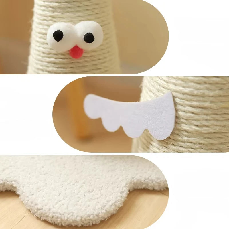 Vertical cat scratching board, sisal cat climbing frame, climbing tree house tower, cat scratcher, claw grinder, cat toys MonAmiFidèle