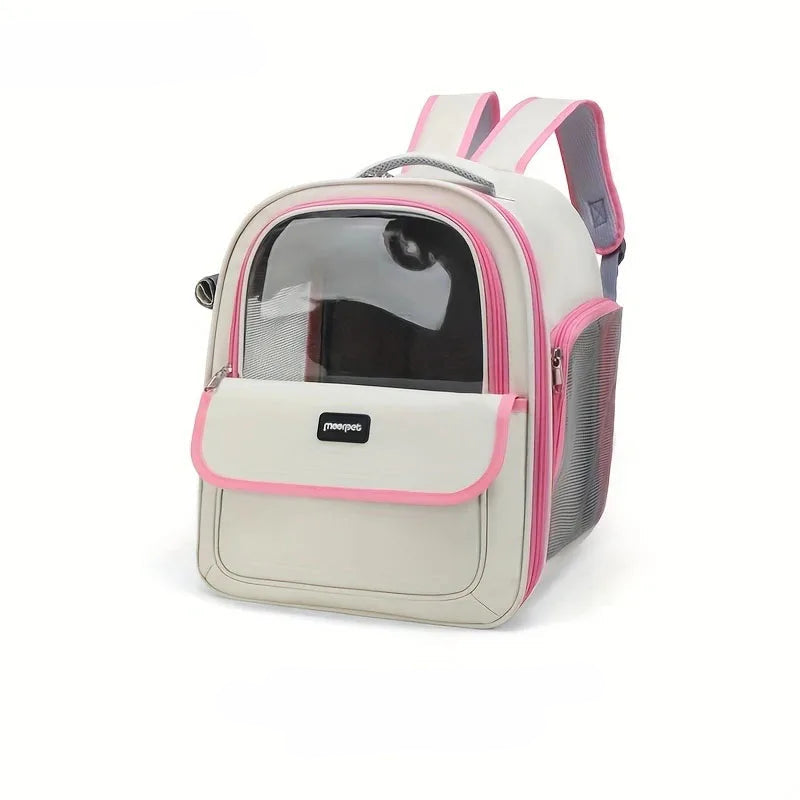 Sac à Dos transport pour Chat Capsule Transparent MonAmiFidèle