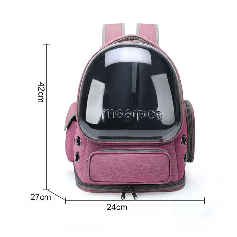 Sac à dos transport Chat avec Bulle MonAmiFidèle