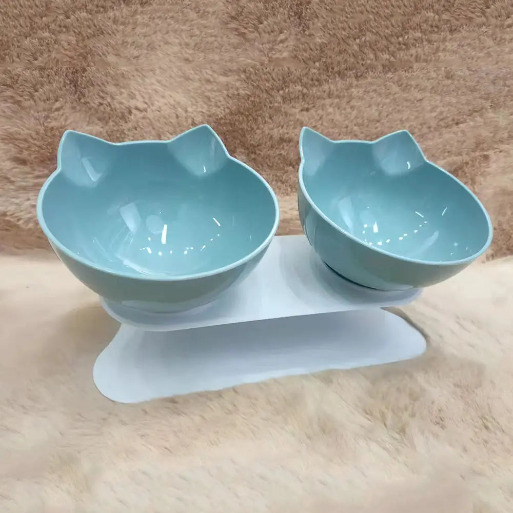 Double gamelle pour Chat Inclinée MonAmiFidèle