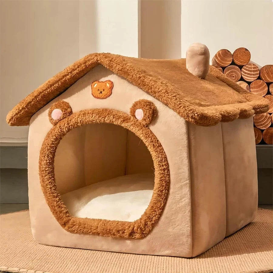 Maison pour Chat motif Ourson MonAmiFidèle