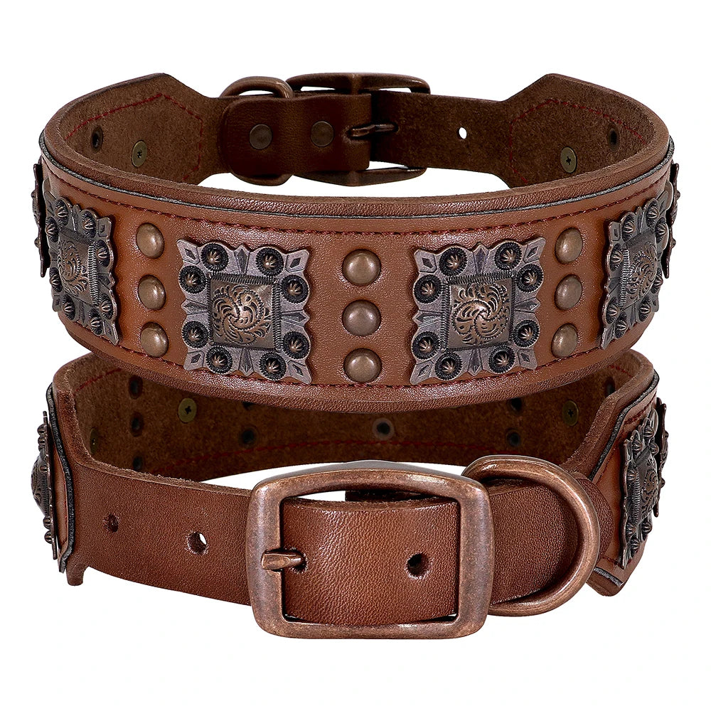 Collier pour Chien en cuir MonAmiFidèle
