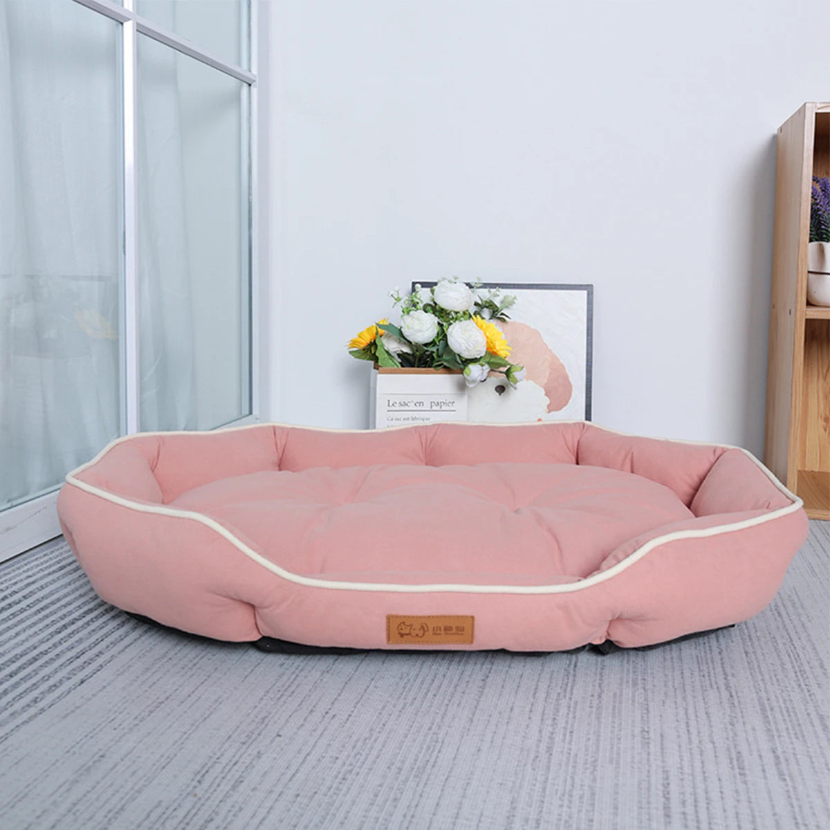 Large Dog Bed for Cats All Seasons Dog Pad Summer Sleeping Puppy Bed for French Bulldog Teedy Cooling Cat Bed for Small Dog Pet MonAmiFidèle