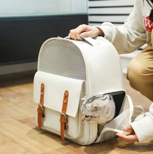 Sac de transport chat grande poches MonAmiFidèle