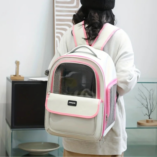 Sac à Dos transport pour Chat Capsule Transparent MonAmiFidèle