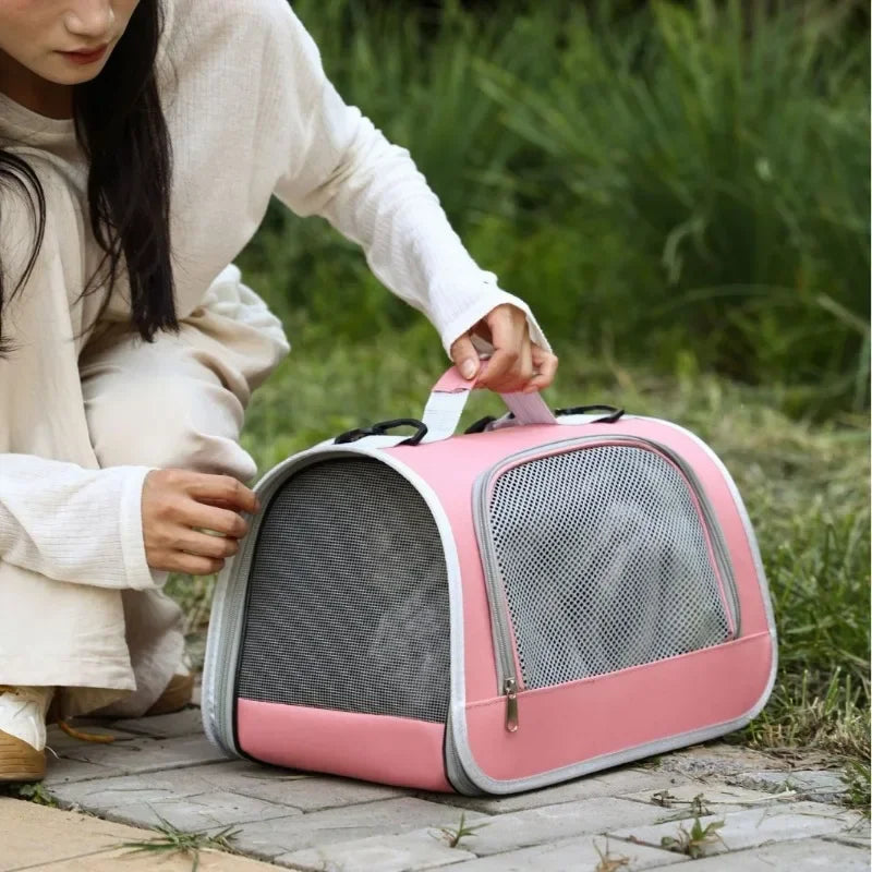 Sac de Transport Chat Pliable et Respirant MonAmiFidèle