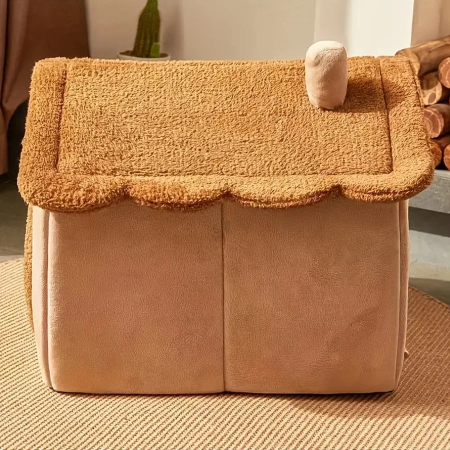Maison pour Chat motif Ourson MonAmiFidèle