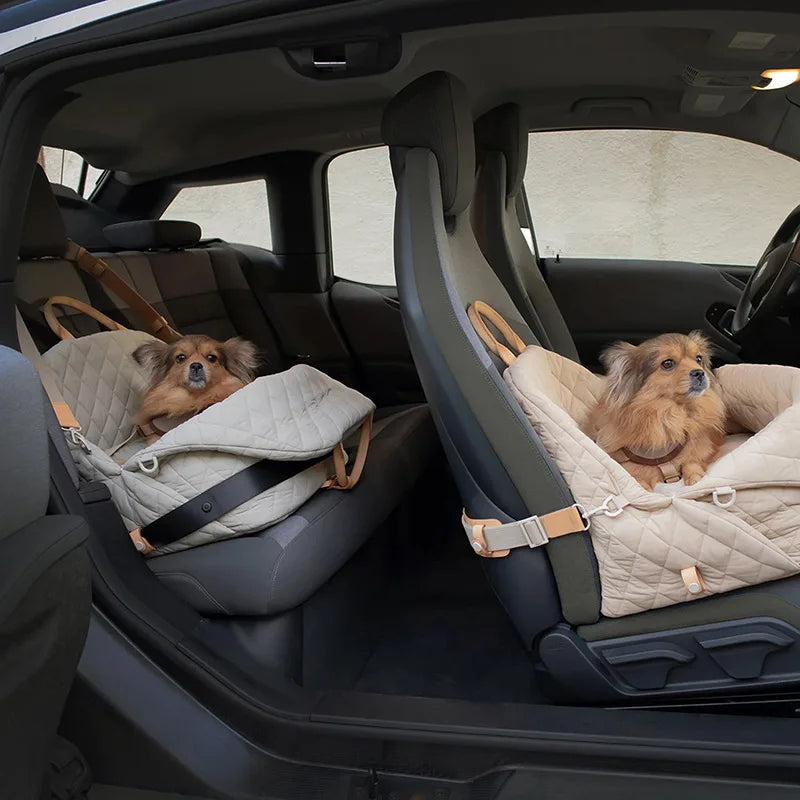 Luxury Outdoor Pet Bag Waterproof Portable Hand Bag For Puppy Cat Multi-use Pet Carrier Bag Dog Car Seat Travel Bag MonAmiFidèle
