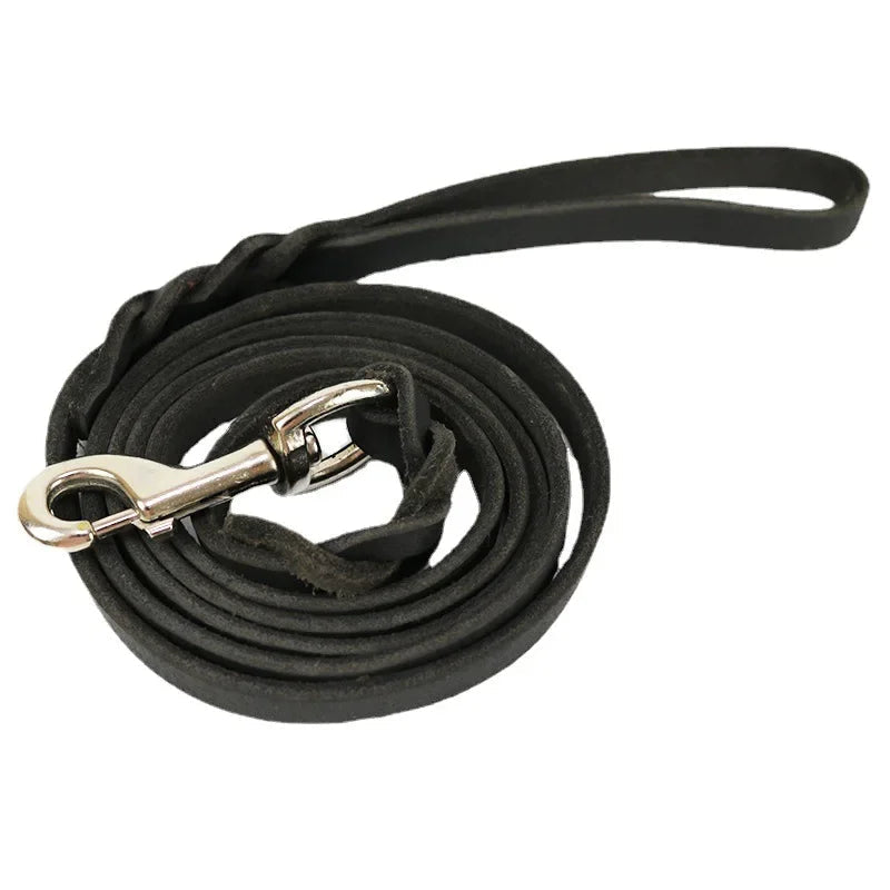 Laisse en cuir Chien MonAmiFidèle