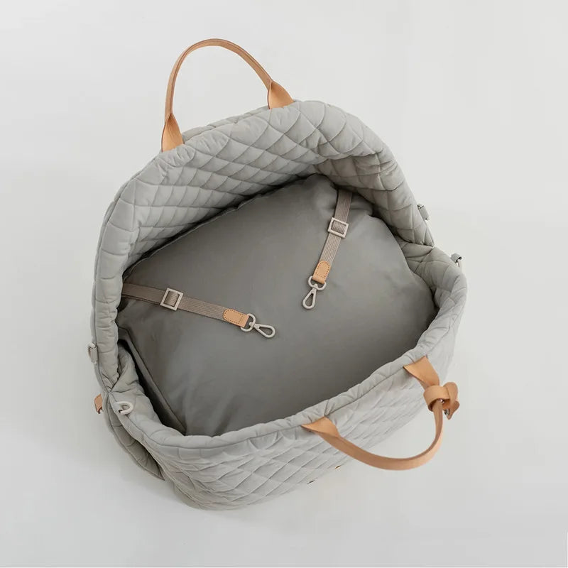 Luxury Outdoor Pet Bag Waterproof Portable Hand Bag For Puppy Cat Multi-use Pet Carrier Bag Dog Car Seat Travel Bag MonAmiFidèle