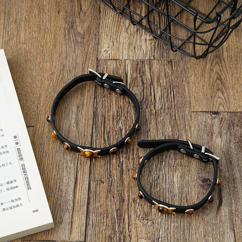 Collier pour Chien avec Pierres MonAmiFidèle