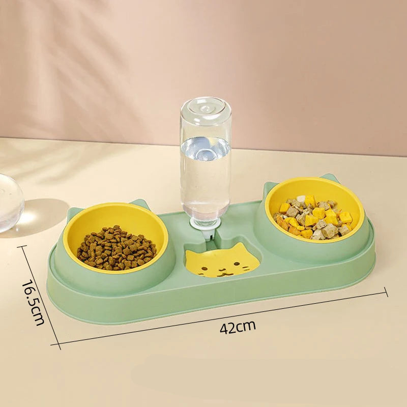 Gamelle double pour Chat Design Mignon MonAmiFidèle