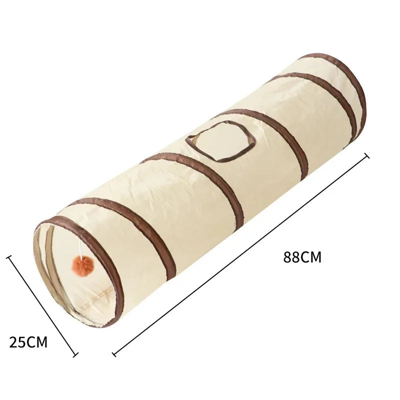Cat Tunnel Long T/Y Ways Cat Play Tunnel Foldable Funny Interactive Indoor Play Toys Games Kitty Cubes Pet Supplies MonAmiFidèle