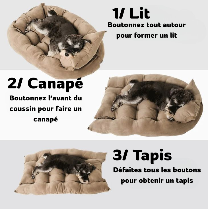 Panier pour Chien 3 en 1 MonAmiFidèle
