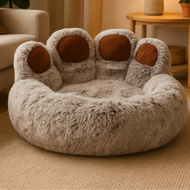 Coussin fluffy chien MonAmiFidèle
