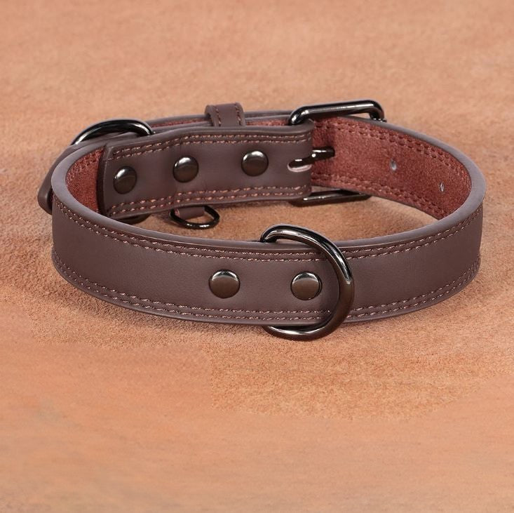 Collier en cuir pour Chien MonAmiFidèle