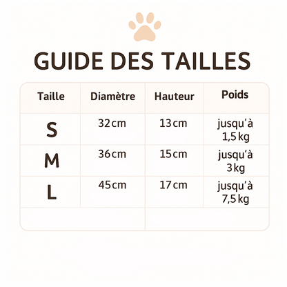Panier en osier Chat MonAmiFidèle