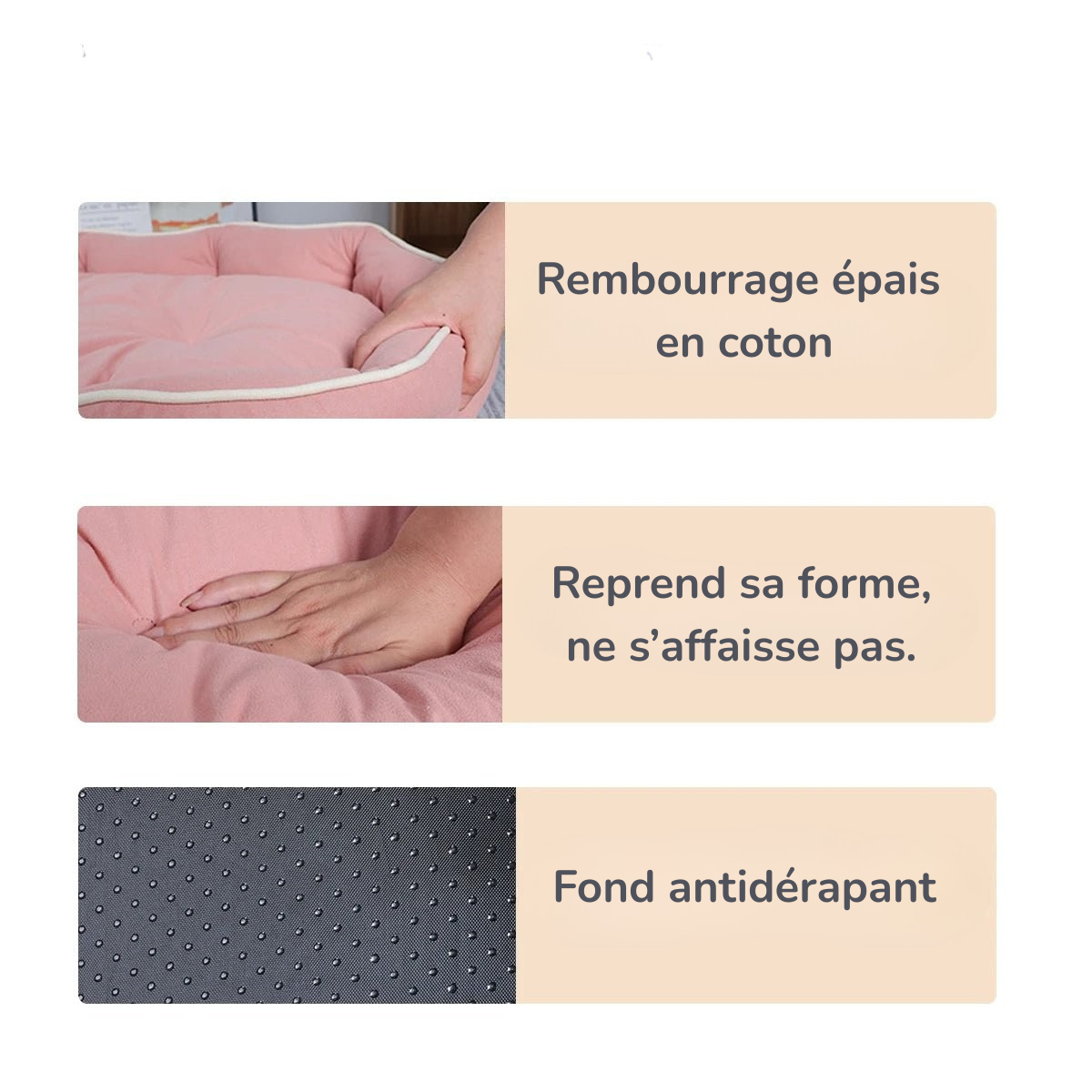 Large Dog Bed for Cats All Seasons Dog Pad Summer Sleeping Puppy Bed for French Bulldog Teedy Cooling Cat Bed for Small Dog Pet MonAmiFidèle