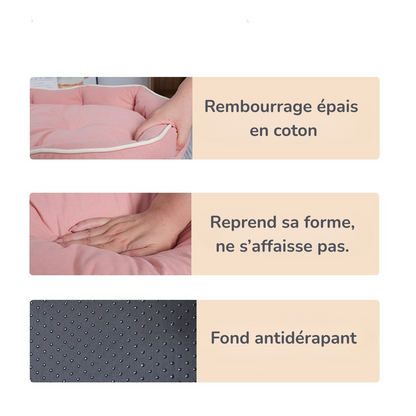 Large Dog Bed for Cats All Seasons Dog Pad Summer Sleeping Puppy Bed for French Bulldog Teedy Cooling Cat Bed for Small Dog Pet MonAmiFidèle