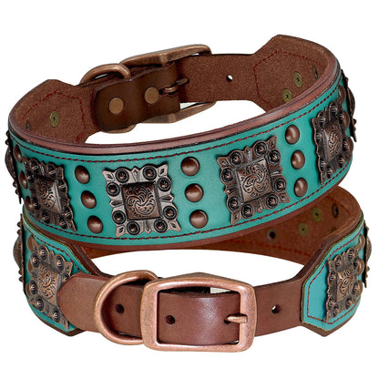 Collier pour Chien en cuir MonAmiFidèle