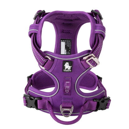 TRUE LOVE Pet Harness No Pull Nylon Reflective Dog Harness Adjustable Comfortable Control Step-in Brilliant Truelove TLH5654 MonAmiFidèle