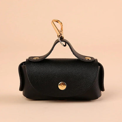 Portable Dog Poop Bag Organizer Stylish Pet Bag Holder Leather Pet Poop Bag Holder With Dispenser For Dog Bags Pet Supplies (Copie) (Copie) (Copie) (Copie) MonAmiFidèle