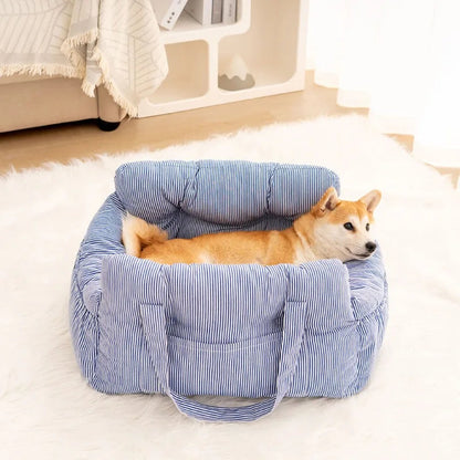 Pet Car Safety Seat Bed Pad Kennel Removable Washable Pet Supplies Four Season Universal Outdoors Traveling Indoor Dog Car Seat MonAmiFidèle