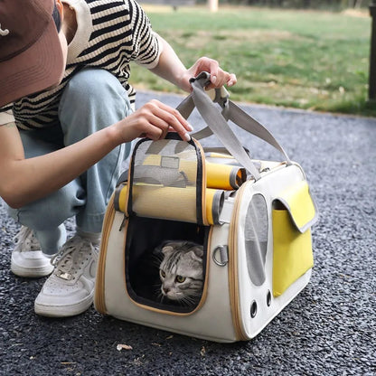 Sac bandouliere transport Chat MonAmiFidèle
