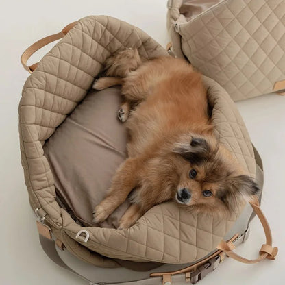 Siège Auto Chien 4 en 1 Finition Luxe MonAmiFidèle