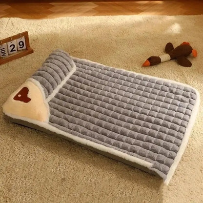 Pet Bed Mat with Zipper Remolvable Elastic Cat Bed for Dog Sleeping Mat Small Washable Cat Nest Pet Sofa Cushion for Medium Dog MonAmiFidèle